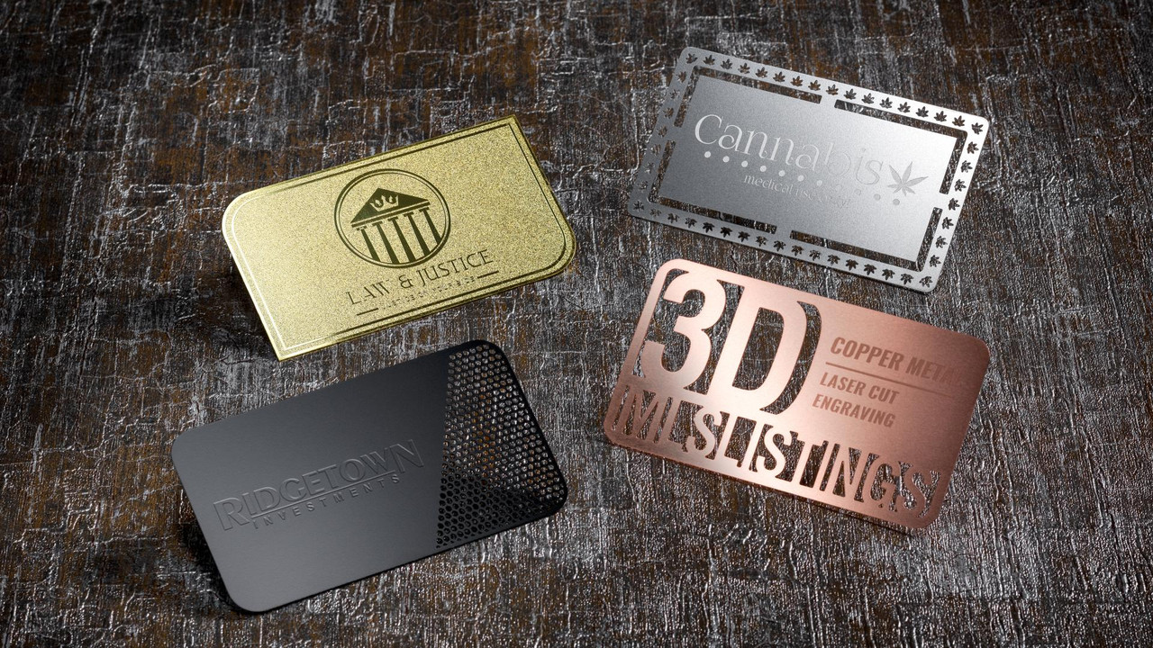 metal business card